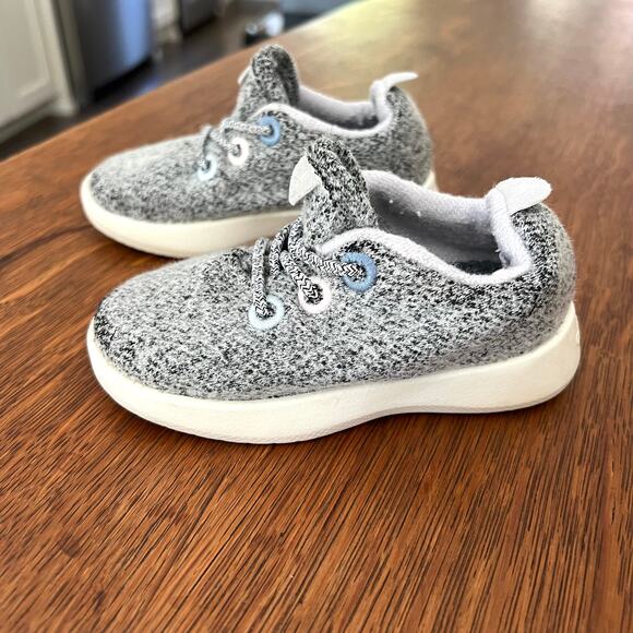 Allbirds Smallbirds Gray Sneakers Toddler Kids Size 6 - Picture 5 of 7